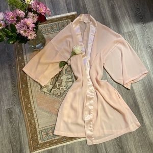 VICTORIA’S SECRET GOLD LABEL PINK ROBE